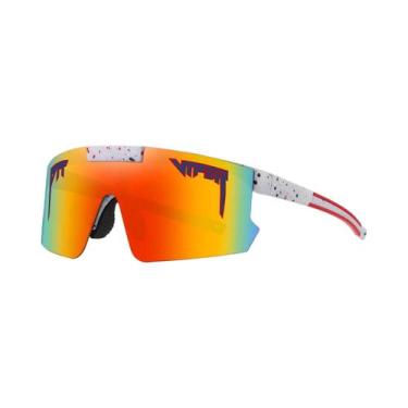 Imagem de Óculos De Sol Esportivos Unissex UV400 Para Ciclismo, Óculos De Moda F