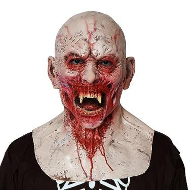 Imagem de Thaoduro Scary Mask For Men, Full Head Latex Zombie Masks for Adult, Halloween Creepy Cosplay Party Decoration Costumes