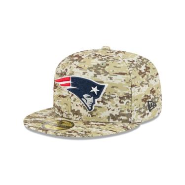 Imagem de Boné New Era  59FIFTY New England Patriots NFL Salute Service 2025 Militar-Masculino