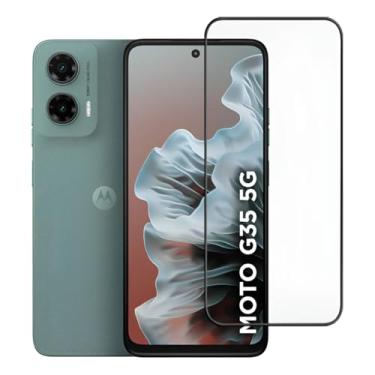 Imagem de [GL CASES] Película Para Moto G35 Vidro Temperado Anti Impacto Risco 3D 9H Pelicula Motorola Moto G35 Protetor De Tela Com Cobertura Total + Kit De Limpeza