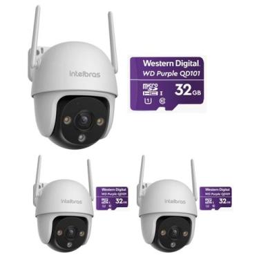 Imagem de Kit 3 Câmeras Inteligente Wi-Fi 2 Megapixels Full HD 360 iM7 S Full Co