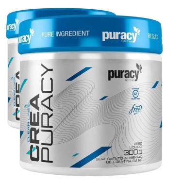 Imagem de Kit 2 Creatina Pura Monohidratada Micronizada 300g Puracy-Unissex