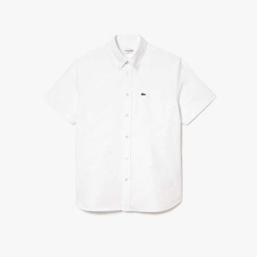 Imagem de Camisa Lacoste Regular Fit de Manga Curta em Oxford Masculina-Masculino
