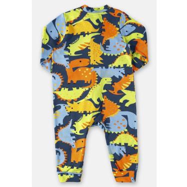 Imagem de Macacão Bebê Menino Manga Longa Estampado Dino Up Baby-Masculino