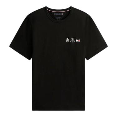 Imagem de Camiseta Tommy Hilfiger Small Crest Outline Tee Branca-Masculino