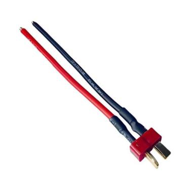 Imagem de Conector Deans De 100mm, Plugue T Macho E Fêmea, Cabo De Silicone 14AW