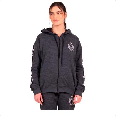 Imagem de Moletom Feminino com zíper Atlético Mineiro Oficial