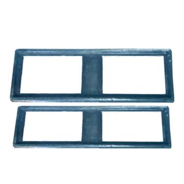 Imagem de Suporte Para Ralo Linear Para área Externa Piscina Grelha De Alumínio. 10x50x1 Cm