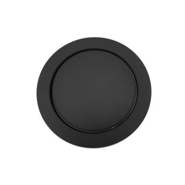 Imagem de Ralo Click Automático Inteligente Para Banheiro Redondo 10x10cm Preto Fosco Luxo