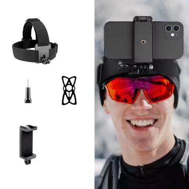 Imagem de Suporte de Cabeça pra Smartphone e Câmeras de Ação