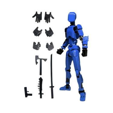 Imagem de Boneco De Ação Robô Transformável Portátil Para Crianças, Brinquedo Em