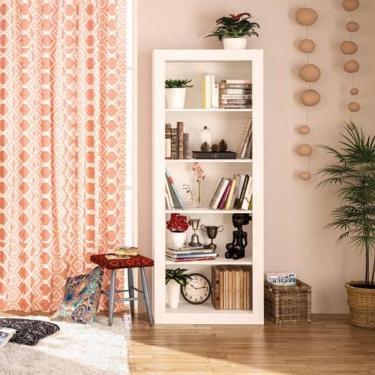 Imagem de Estante Livreiro Home Office 4 Prateleiras - Branco