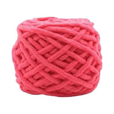 Imagem de Fio De Lã Grosso Colorido Para Cobertor, Chinelo, Cachecol, Chapéu, Cr