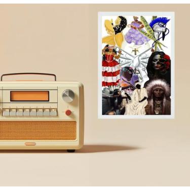 Imagem de Quadro Decorativo Umbanda 24X18Cm - Com Vidro - Quadros On-Line