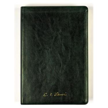 Imagem de Livro - Bíblia C.S. Lewis NAA, Capa luxo verde, Leitura Perfeita