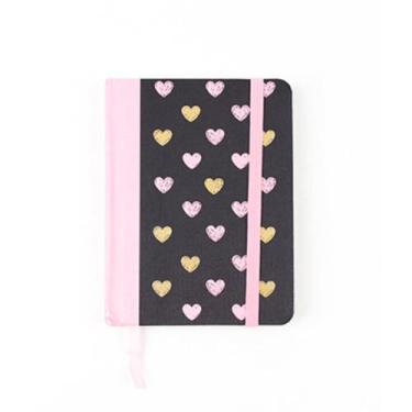 Imagem de Caderneta Molin Loveskine Sem Pauta Cd C/80 Fls Black Heart