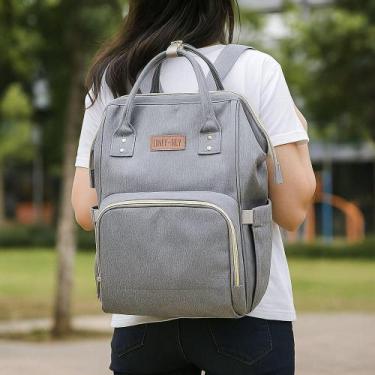 Imagem de Mochila Maternidade - Cinza - Unik