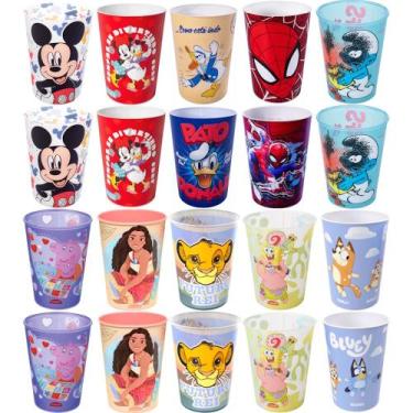 Imagem de Kit 20 Copos para Ovo de Páscoa Personagens Meninos e Meninas Disney -