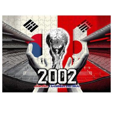 Imagem de Quebra-Cabeça 300 Peças Copa Japão E Coreia Brasil Campeão - Coleção T