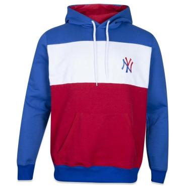 Imagem de Moletom Canguru Fechado Mlb New York Yankees World Royal/ New Era Masculino-Masculino