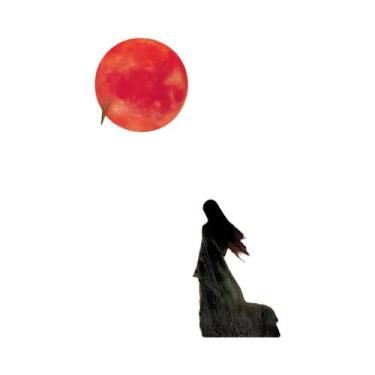 Imagem de Pintura Em Tela De Guerreiro Samurai Da Lua Vermelha Com Paisagem Japo