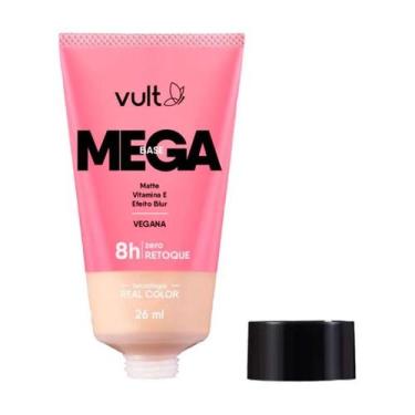 Imagem de Base Líquida Vult Mega Matte Cor V270 Efeito Blur 26ml