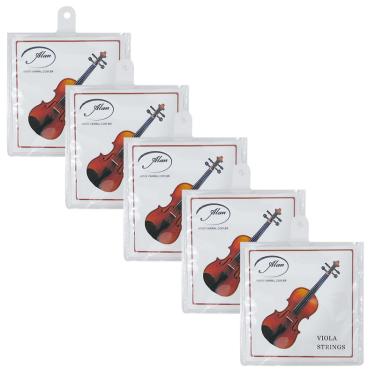 Imagem de Kit 5 Encordoamentos de Aço para Viola Alan