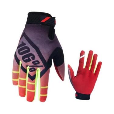 Imagem de Luvas De Motociclismo Masculinas Fox Skull Com Tela Sensível Ao Toque 