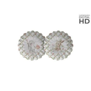 Imagem de Conjunto 2 Prato de Sobremesa Happy Rabbit - Scalla
