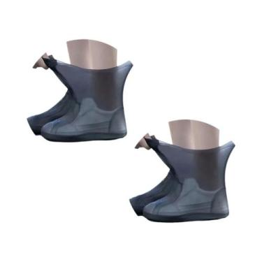 Imagem de Capas De Botas De Chuva Impermeáveis E Antiderrapantes Em Borracha Com