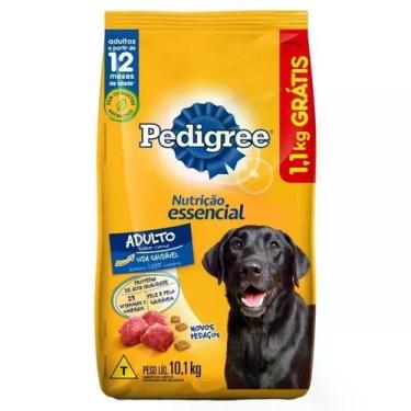 Imagem de Ração Pedigree Nutrição Essencial Carne Cães Adultos 11,2kg (10,1kg + 