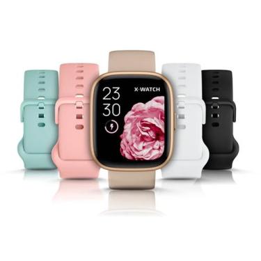 Imagem de Relógio Smart Feminino 2026 Geração Prova Dágua Lançamento Rose Gps - 