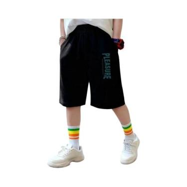 Imagem de Shorts De Algodão Para Meninos Com Estampa Brooklyn, Moda Infantil, Ca