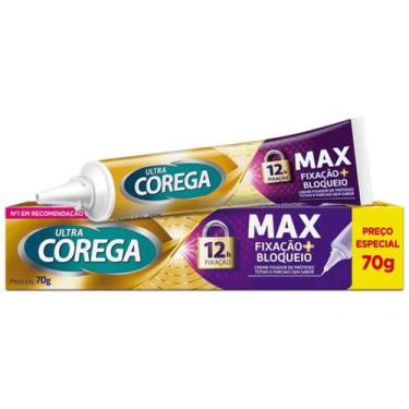 Imagem de Ultra Corega Creme Fixador Dentaduras Sem Sabor 68g Grande