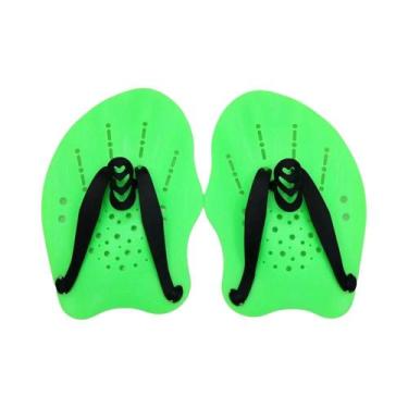 Imagem de Palas De Natação Ajustáveis De Silicone Para Treinamento De Nado Livre