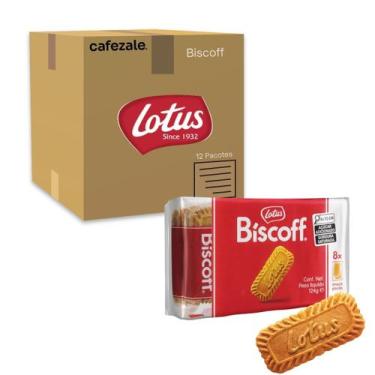 Imagem de 192 Biscoitos - 12 Pacotes x 16 - Lotus Biscoff (Caixa)