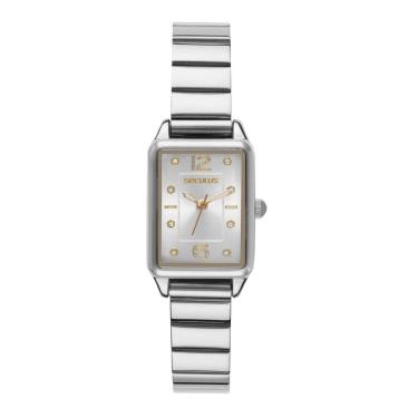 Imagem de Relógio Seculus Feminino Ref: 23763l0svns2 Retangular Prateado