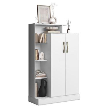 Imagem de Armário Multiuso Florença 2000199 Branco Brilho - Aramóveis 