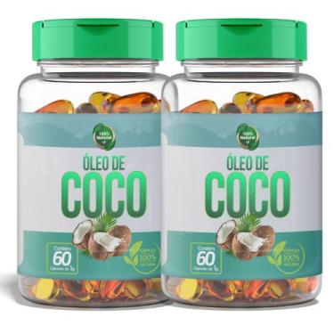 Imagem de Oleo de Coco 1000mg em Capsulas - Fonte Natural de Energia e Gorduras 