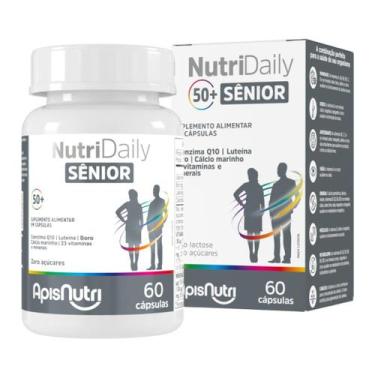 Imagem de NutriDaily Senior Polivitamínico Homem Mulher 60 cápsulas Apisnutri