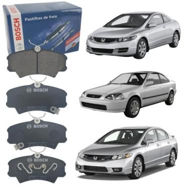 Imagem de Pastilha De Freio Bosch Civic 1.6 97A00 1.7 01A06 1.8 06A11 - BOSCH FR