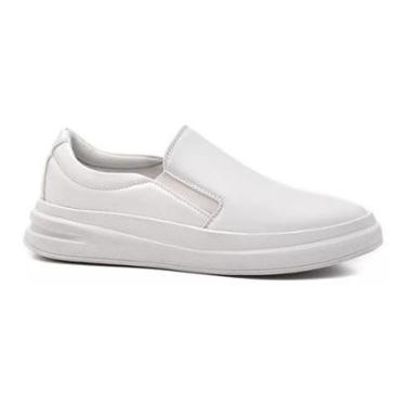 Imagem de Tênis Masculino Slip On Calce Fácil Com Palmilha Anatômica Cor:;Tamanho:38;Gênero:Mascu...