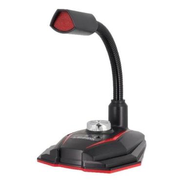 Imagem de Microfone Gamer Rgb Mesa P2 Gaming Plug & Play Jogos GT-GK2 - Lehmox