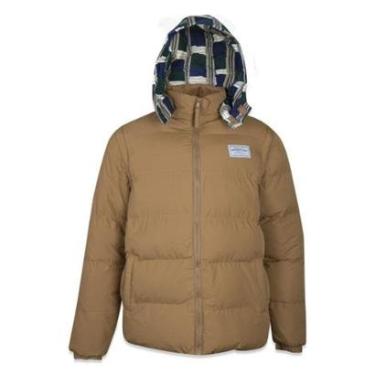 Imagem de Jaqueta Puffer New Era Modern Classic Plaid Caqui-Unissex