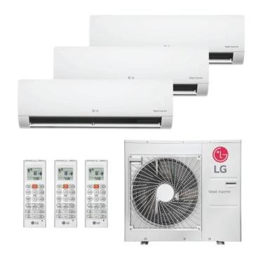 Imagem de Ar Condicionado Multi Split Inverter LG 30.000 Btus (2 x Hi Wall 9.000