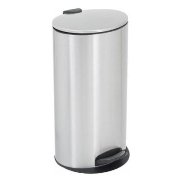 Imagem de Lixeira Cozinha Prata 28l 65x30cm Inox - Brazil Home Living
