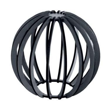 Imagem de Luminária Teto Tipo Pendente Jabulani Mdf - Completa Cor: Preta, Bivol