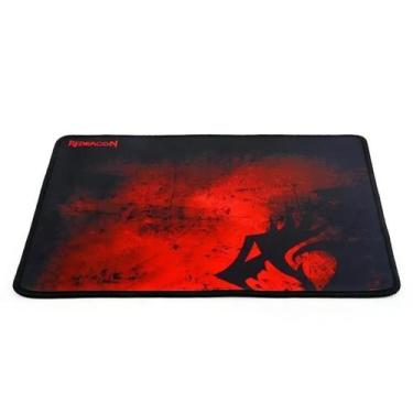 Imagem de Mousepad Gamer Redragon Pisces Speed P016 33x26cm Preto e Vermelho