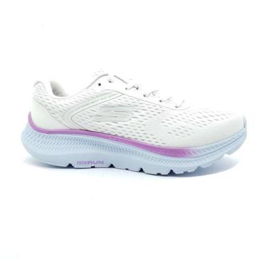 Imagem de Tênis Skechers Go Run Consistent Feminino 128607, 37, Branco, Azul