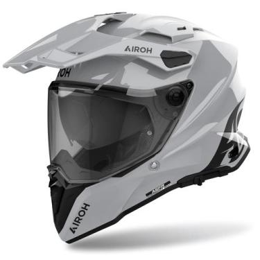 Imagem de Capacete Airoh Commander 2 Cinza Big Trail Trilha Off Road, Cinza Bril